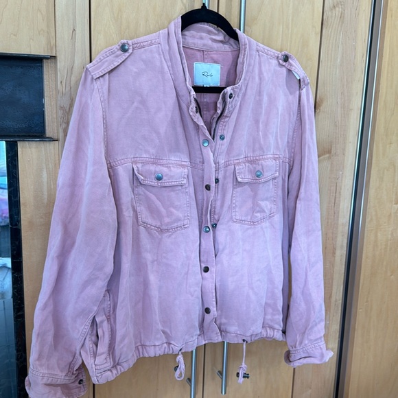 Rails Pink Button-Up Jacket - Picture 3 of 7